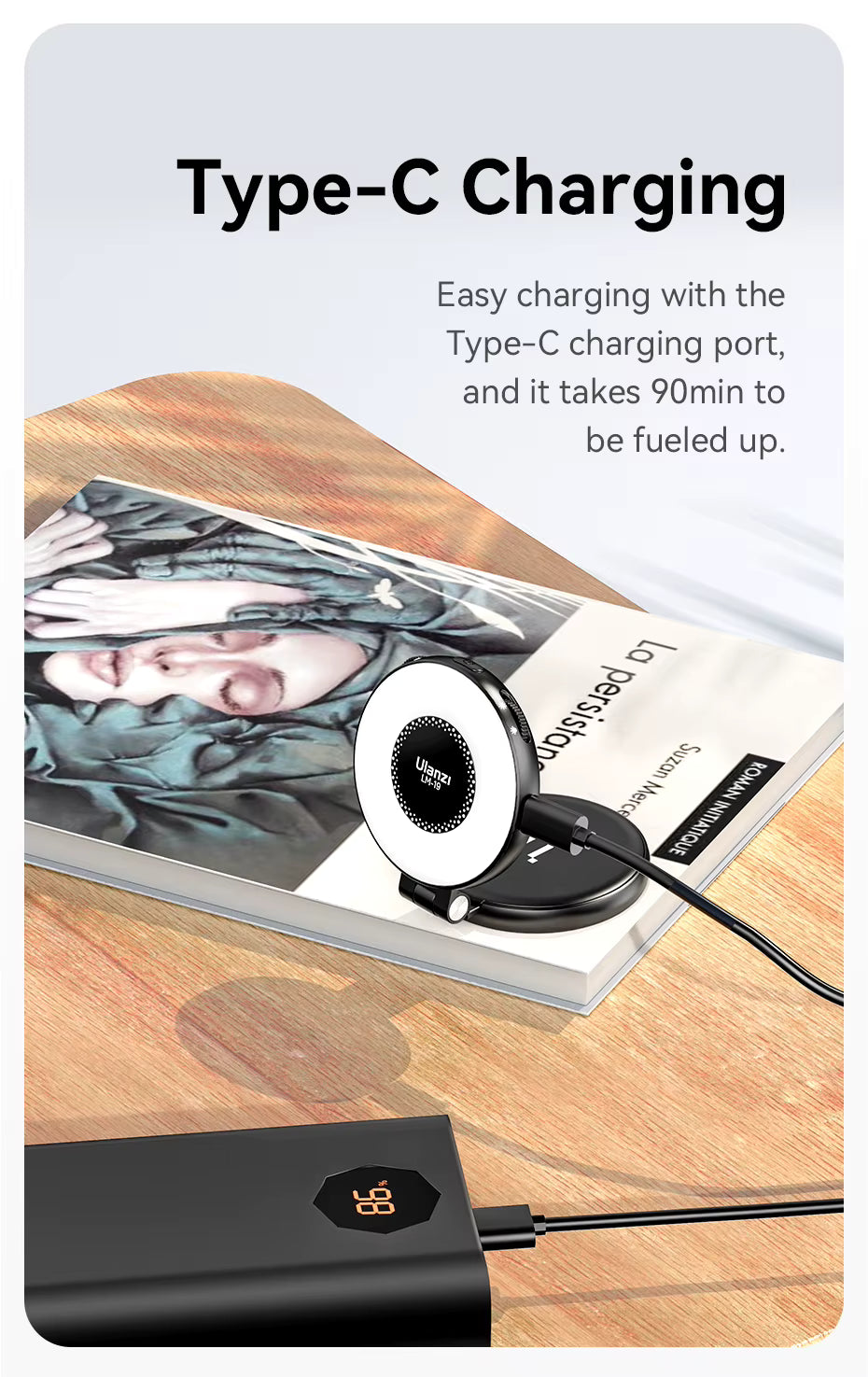 LM19 MagSafe Light Magnetic fill light for mobile phone